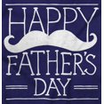 thumbnail image 2 of Happy Father's Day Dad Mustache Men's Crewneck Sweatshirt Brisco Brands M, 2 of 6
