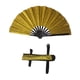 thumbnail image 2 of Abanico de mano plegable, abanico decorativo, abanico de mano para fiestas en clubes. Oro, 2 of 9