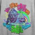 thumbnail image 2 of One Piece Live Action You Can Call Me On My Snail Phone Gray Heather Women's Crop Top-XS, 2 of 3