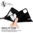 thumbnail image 4 of KIQ iPad Pro 12.9 5th Gen [2021] Case TPU Thin Skin Flexible Slip on Cover for Apple iPad 12.9 5th Gen [2021][Black], 4 of 8