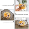 thumbnail image 5 of Shuliwen Glass Dessert Bowl Hat Shape Yogurt Cup Dish Serving Bowl, 5 of 10