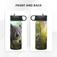 thumbnail image 3 of Yiaed Daisy Koala Print Water Bottle with Straw Lid, Stainless Steel Double Wall Insulated Water Bottle | Leak-Proof and Spill-Proof Water Bottle, 3 of 8