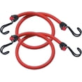 thumbnail image 1 of 3020EURDAT Expandable Strip Hooks [Expandable 2 Pack] [Reverse Hook] - Ideal for Carrying Items, Packing, Camping, Red, 60cm, 1 of 5