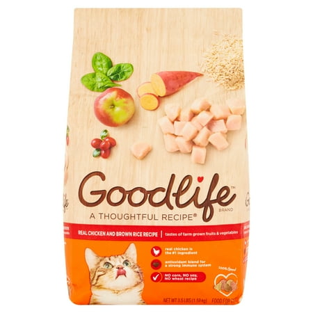 Goodlife Real Chicken Brown Rice Recipe Dry Cat Food Goodlife Real Chicken Brown Rice Recipe Dry Cat Food