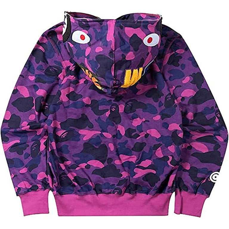  Baonmy Hoodie Fashion Camo Shark Jackets Ape Camo Jacket Boy  Hoodies Girls Camo Hoodies : Clothing, Shoes & Jewelry