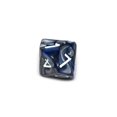 thumbnail image 3 of D10 Pack - Ten Count Pack of Blue and Silver Granite 10 Sided Dice, 3 of 3