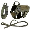 thumbnail image 1 of Large Dog Collar Military Dog Harness And Leash Set Pet Training Vest Tactical German Shepherd K9 Harnesses For Small Dogs ShopWise Round, 1 of 18