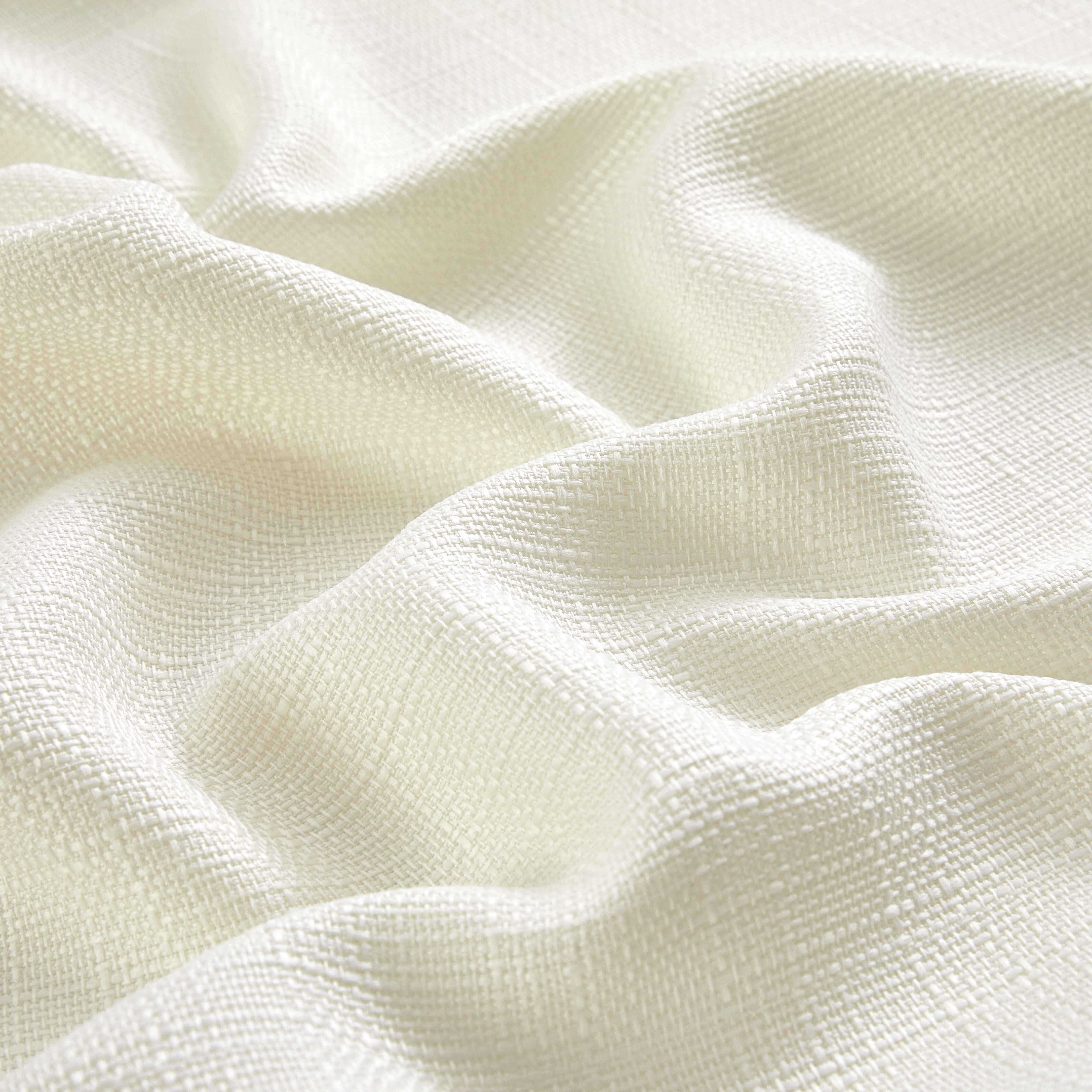 Mainstays Southport Textured Light Filtering Curtain Panel Pair, Set of 2, Ivory, 40"W x 63"L