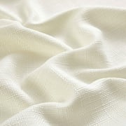 Mainstays Southport Textured Light Filtering Curtain Panel Pair, Set of 2, Ivory, 40 in W x 63 in L