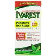 Ivarest Maximum Strength Poison Ivy Itch Double Relief Cream, 2 oz, 2 Pack