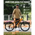 thumbnail image 7 of Actbest 27.5" Electric Mountain Bike for Man Teens, 500W Motor, 48V 10.4Ah Battery, 21-Speed EBike, Front Suspension, LCD Display, Wide Saddle, Electric Bike for Adults, 7 of 7