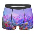 thumbnail image 5 of Uemuo Colorful Purple Cosmos Flower Pattern Men's Boxer Briefs,Trunk Anti-Chafing,Comfortable, Durable, and Stylish Underwear-Medium, 5 of 9