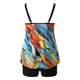 thumbnail image 5 of Bikini Sexy Gibobby Tallas grandes Estampado tropical Cian Traje de baño de dos piezas, 5 of 5
