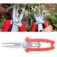 thumbnail image 4 of Forja de acero inoxidable Manzano Pera Tijeras Tijeras de doble boca Jardinería Corte Tijeras de podar Herramientas agrícolas Adelgazamiento de flores Podadora de frutas TUNC Sencillez, 4 of 4