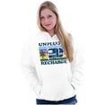 thumbnail image 4 of Refresh Recharge Outdoors Camp Lover Unisex Plus Fleece Graphic Hoodie Brisco Brands 5X, 4 of 5
