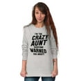 thumbnail image 5 of Crazy Aunt Funny Fave Auntie Present Women's Long Sleeve T Shirt Brisco Brands S, 5 of 6