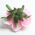 thumbnail image 4 of 10 cabezas de rosas de seda artificiales de 10 cm para decoración de bodas, hogar y fiestas. Un rosa, 4 of 9