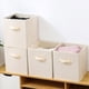 thumbnail image 2 of Organizador de almacenamiento de cajones Caja de tela no tejida plegable para el hogar Dormitorio HouseroomBeige, 2 of 5
