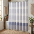 thumbnail image 5 of Unique Bargains Striped Waterproof Shower Curtain Sets with 12 Hooks Grey 72"W x 72"L, 5 of 5