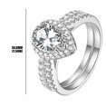 thumbnail image 2 of TIHLMK Rings for The Diamond Heart Can Be Split Ring To Show Your Unique Temperament, 2 of 3