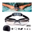 thumbnail image 1 of Set de natación con gafas, gorro y tapón para orejas y nariz, 1 of 7