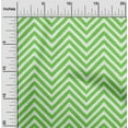 thumbnail image 2 of oneOone Polyester Spandex Green Fabric Chevron Quilting Supplies Print Sewing Fabric By The Yard 56 Inch Wide, 2 of 4