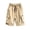 Khaki, variant on SBYOJLPB Men's Shorts Solid Color Cargo Shorts Outdoor Sports Multi Pocket Short Pants