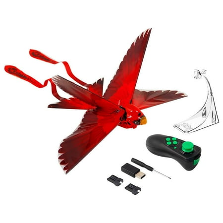 Zing Go Go Bird - Red - Remote Control Flying Toy  Great Starting RC Toy for Boys and Girls
