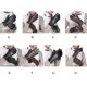thumbnail image 5 of Minnieouse Guantes de cuero para hombre antideslizante pantalla táctil deportes conducción guante a prueba de viento transpirable mantener caliente guantes y mitones Negro apertura de tornillo Minnieouse AP013370-03, 5 of 6