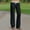 Navy, variant on Blmnix Blue Fall Pants for Woman Parachute Wide-Leg High Waist Straight Leg Full Cargo Pants for Lady Comfy
