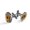 Color 5, variant on Men's Classic Stainless Steel, Cute Dinosaurs Paws Pattern Cufflinks Business Wedding Shirts, Black