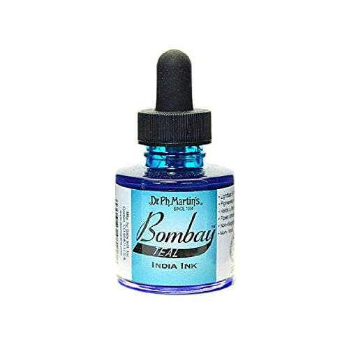 Dr. Ph. Martin's Bombay India Ink, 1.0 oz, Teal