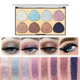 OVNVUSKG 8 Colors Glitter Shimmery Glittery Eyeshadow Makeup Pallet