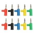 thumbnail image 2 of 10pcs 4mm Banana Plugs Stackable Solderless Banana Connectors For Speaker Audio Video Device, 2 of 8
