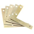 thumbnail image 2 of 100pcs Less Steel Flat -tap Screw 12xm Silver Amp; 20pcs 51mm Flat Er Right 90 Bracket Repa, 2 of 4