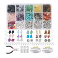 thumbnail image 1 of Kit Surtido Cuarzo Perforado Piedras Para Bisutería Joyería Multicolor, 1 of 4