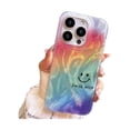 thumbnail image 1 of HAYAN Compact Case for iPhone 13 Pro Max Rainbow Smile Design,Cute Trendy Soft Slim TPU Shockproof Protective Bumper Phone Cases Cover for Women Girls Aesthetic Glitter Shiny Bling, 1 of 1