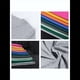 thumbnail image 5 of Camisetas Básicas Ajustadas Informales de Cuello Redondo y Larga Acanaladas para Mujer Flor Gris M, 5 of 6