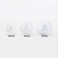 thumbnail image 5 of Moyic 10 uds, ventosas transparentes con ventosa, cualquier ventana ancha, cabeza de hongo, ventosas, taza, botón, mejora transparente Almacenamiento y organización del hogar Transparente 3CM Moyic JJ16142-01, 5 of 5