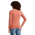 thumbnail image 2 of Jockey Women's Organic Cotton Stretch Long Sleeve Top, 2 of 5