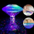 thumbnail image 1 of Luces LED flotantes RGB para piscina o jacuzzi - Resistentes al agua - Decoración para baños, estanques y fiestas, 1 of 5