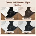 thumbnail image 7 of Design&I 8'x10' Washable Area Rug Floorcarpet Abstract Swirl Brushstroke Neutral Monochrome Accessories for King Size Bedroom, Under Bed, Sleek Flatweave Pet Friendly, 7 of 7
