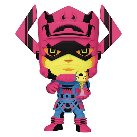 Pop Jumbo Marvel Galactus with Surfer Black Light Vinyl Figure (Other)