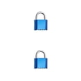 thumbnail image 3 of Candado Codificado Speravity de 4 Dígitos Corto Azul 2Conjunto, 3 of 6