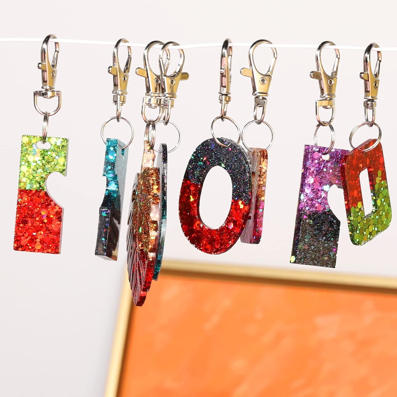 480PCS Lobster Claw Clasps and Key Rings, Keychain Making Kit - 240PCS Keychain Clips and 240PCS Key Chain Ring, for Key Chains, Crafts, Lanyard, Key, Jewelry Making