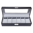thumbnail image 3 of Caja de almacenamiento para relojes Yinane organizador de joyería con cerradura, 3 of 8