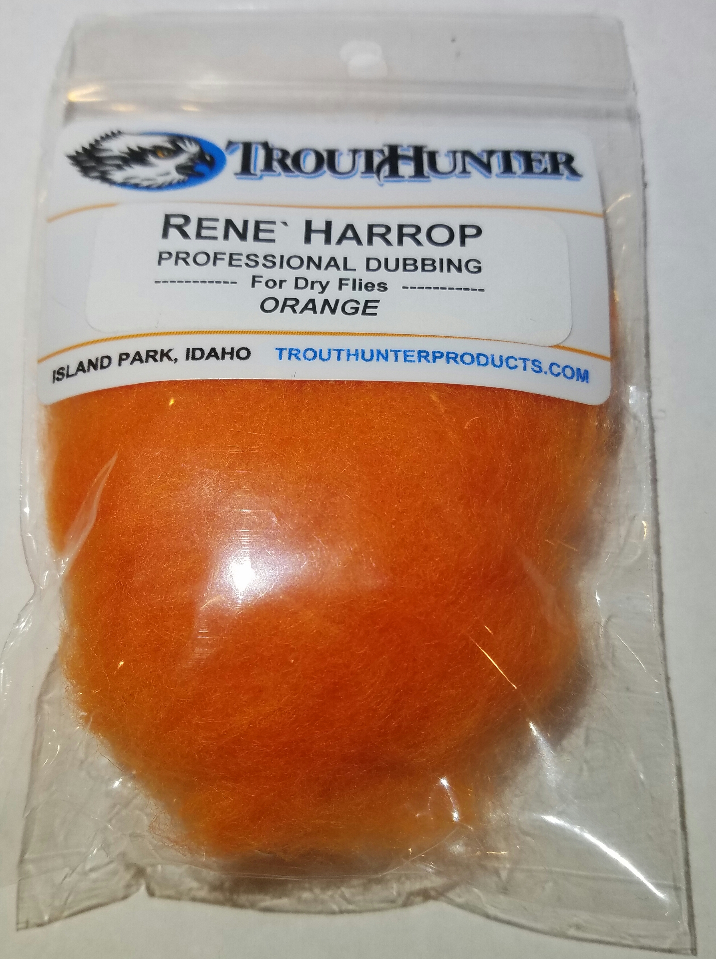 TroutHunter Rene Harrop Professional Dubbing for Dry Flies Orange