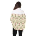 thumbnail image 4 of FORMRS Womens Scarf Winter Soft Long Big Warm Shawls Wrap Tassel Scarves, Pastel Green Geometric, 4 of 9