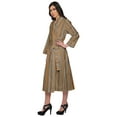 thumbnail image 2 of Moomaya Printed Long Robe With Pockets Cotton Bride Getting Ready Dress, 2 of 6