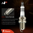 thumbnail image 3 of A-Premium Iridium Platinum Spark Plugs Compatible with Volkswagen Jetta, Passat, Golf, Golf R, Tiguan, Beetle, CC, Eos, GTI & Audi A4, A4 Quattro, Q5, A5, A5 Quattro, A6, A3, Q3, TT, 2.0L, Pack of 4, 3 of 6